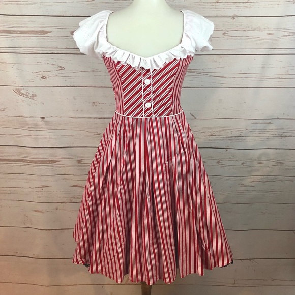Modcloth Dresses & Skirts - Modcloth Retrolicious Candy Stripe Dress